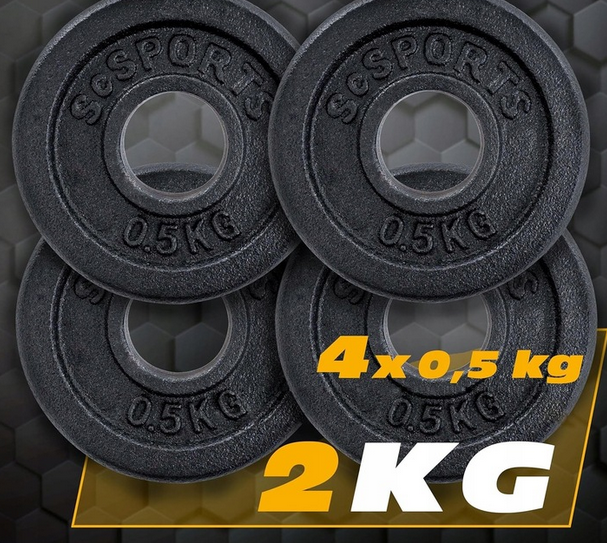 Screenshot 2025-08-11 at 17-02-44 ZESTAW OBCIĄŻEŃ 4x 0 5 KG ŻELIWNE TALERZE OBCIĄŻENIA KRĄŻKI 2 KG - Arena.pl.png